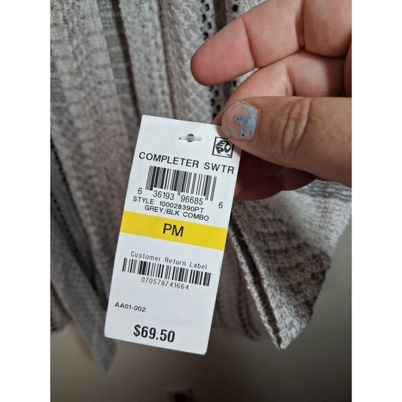 NWT Style & Co Open Cardigan Business Casual Cozy Sweater Cream Size PM Petite - Picture 4 of 6